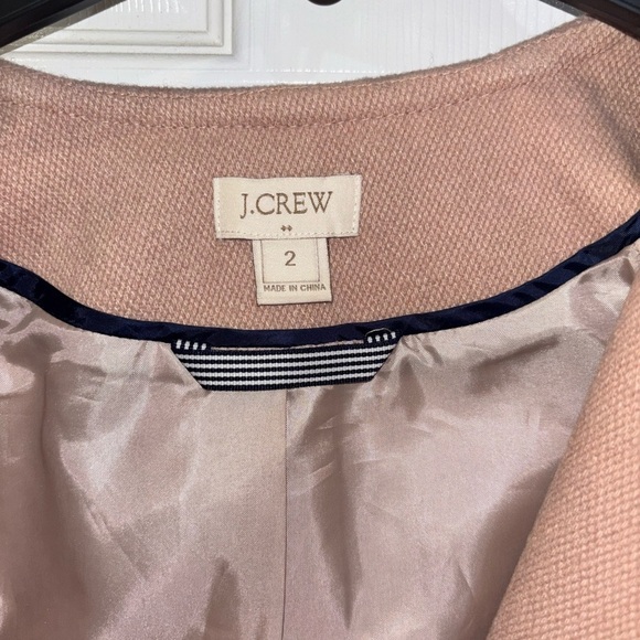 J.Crew Double-cloth motorcycle jacket BEIGE STONE SZ 2​ - Picture 4 of 8